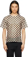 Steven Passaro Green & Pink Pattern T-shirt In Rose / Vert