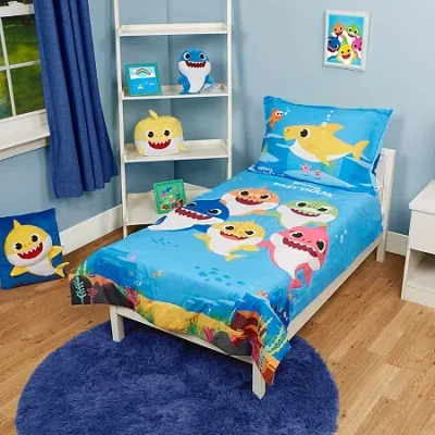 Stevens Baby Boom 4-pc. Toddler Bedding Set In Blue