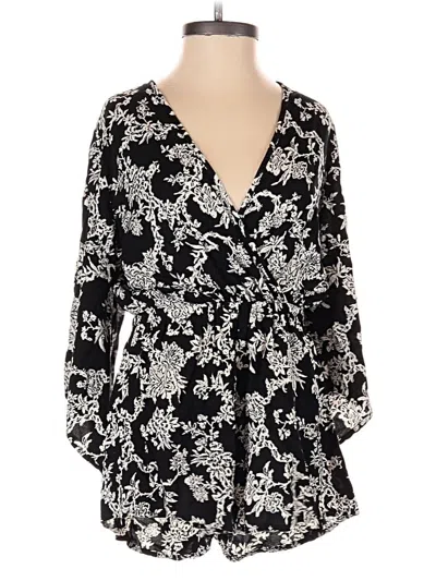 Pre-owned Stevie Sister Romper In Black