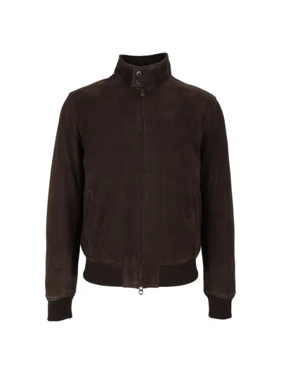Stewart Brown Nuvola-light Suede-down S802 Down Jacket