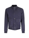 Stewart Buttoned Suede Jacket In Gold