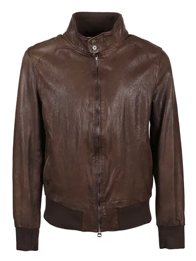 Stewart Giacche In Pelle In Brown