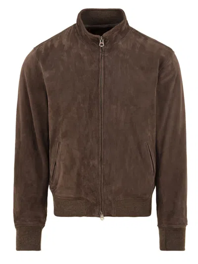 Stewart Coats In Brown