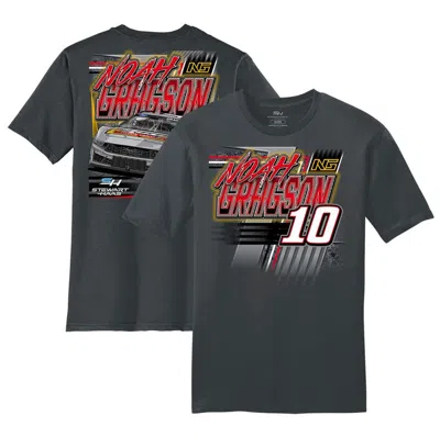 Stewart-haas Racing Team Collection  Charcoal Noah Gragson Rush Truck Centers Car T-shirt