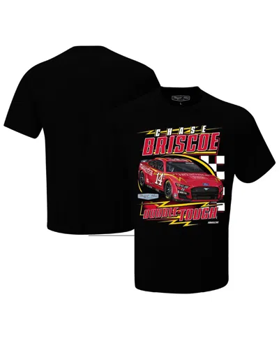 Stewart-haas Racing Team Collection Men's  Black Chase Briscoe Mahindra Tractors Throwback T-shirt