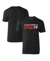 Stewart-haas Racing Team Collection Men's  Heather Charcoal Chase Briscoe Hot Lap T-shirt In Heather Charcoal