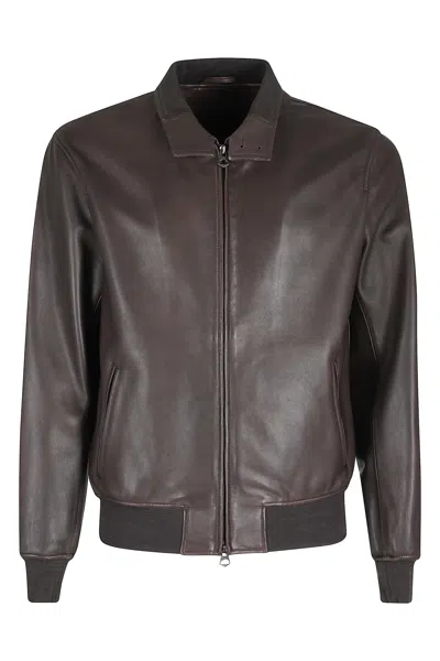 Stewart Jeef Washed Nappa Sfoderato In Brown