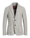 Stewart Man Blazer Light Grey Size 40 Acrylic, Polyester, Virgin Wool In Grey