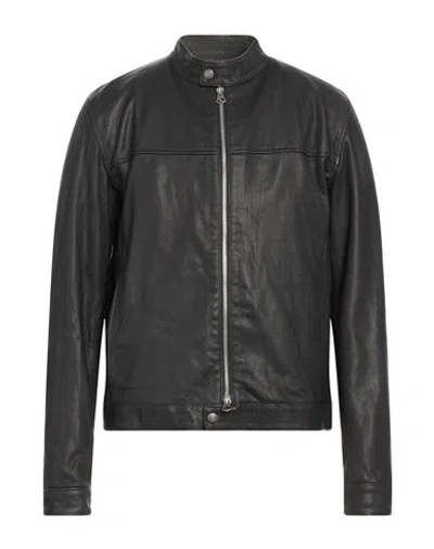Stewart Man Jacket Black Size Xl Soft Leather