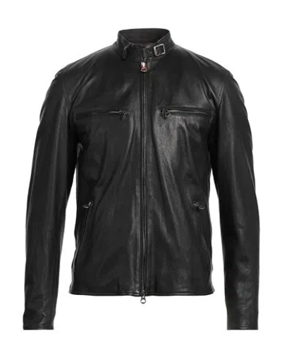 Stewart Man Jacket Black Size Xxl Leather
