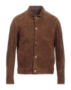 Stewart Man Jacket Brown Size Xl Leather