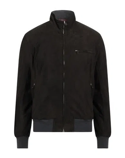 Stewart Man Jacket Steel Grey Size Xl Soft Leather