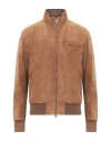 Stewart Man Jacket Tan Size 3xl Leather In Brown