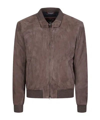 Stewart Nuvola Bomber Jacket In Brown