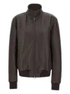 Stewart Pocket-inserting Casual Jacket In Brown