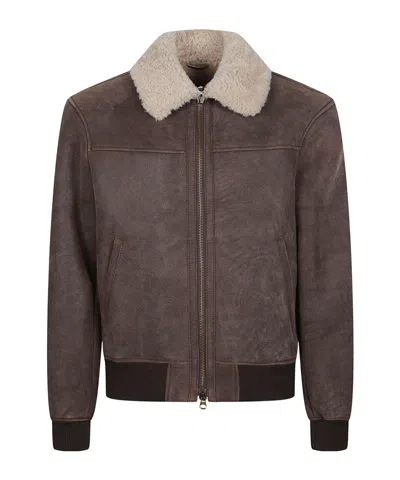 Stewart Sean Shearling Jacket In Brown