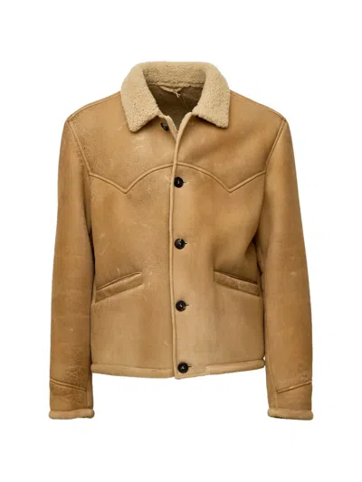 Stewart Jacke Mit Shearling-kragen In Brown