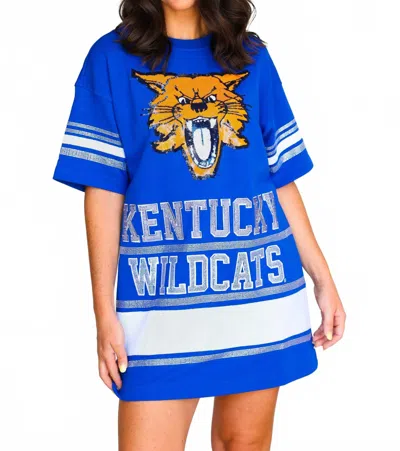 Stewart Simmons Women'sthe Sideline Tshirt Dress In Blue