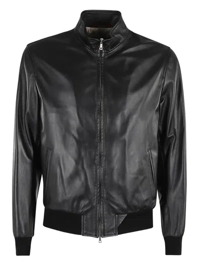 Stewart Zip-up Leather Jacket