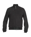 Stewart Zipper Casual Jacket In Black