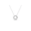 Stia Dome Knock It Till You Rock It Necklace In Sterling Silver In Multi