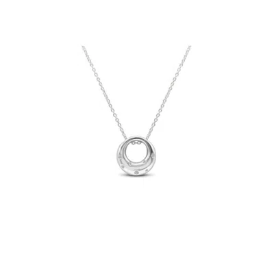 Stia Dome Knock It Till You Rock It Necklace In Sterling Silver In Multi
