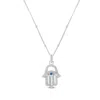 Stia Women's Hamsa Eye Necklaces In Silver