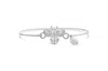 Stia Women's Pave Icon Bee Bracelet In Silver