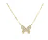 Stia Women's Spread Your Wings Butterfly Necklace In Gold Butterfly In Multi