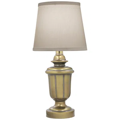 Stiffel Andrena 16" High Artisan Brass Traditional Accent Table Lamp