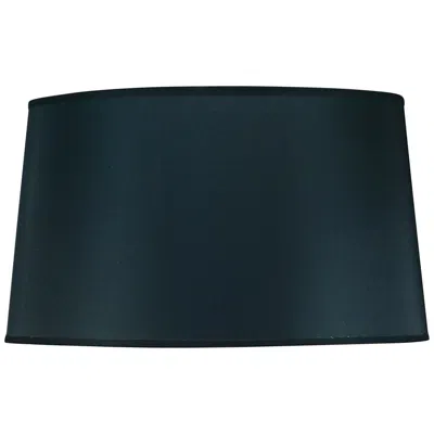 Stiffel Black Opaque Tapered Drum Shade 14x16x9 (spider)