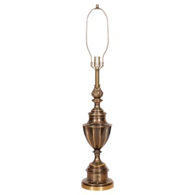 Pre-owned Stiffel Brass Trophy Table Lamp In Brown