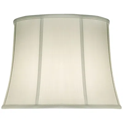 Stiffel Off-white Silk Modified Bell Shade 14x18x13 (spider)