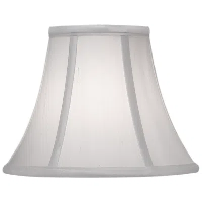 Stiffel Off-white Silk Shantung Bell Shade 5x10x8 (spider)