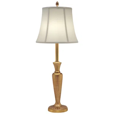 Stiffel Tannehill 31" High Umbered Brass Metal Buffet Table Lamp