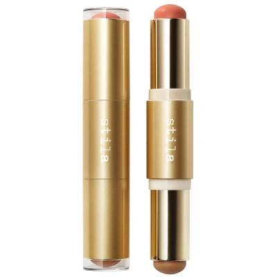 Stila Blush & Bronze Hydro-blur Cheek Duo (various Shades) In Warm Peach