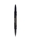 Stila Cosmetics Women's 0.033oz Intense Black-snow Stay All Day Dual-ended Liquid Eye Liner