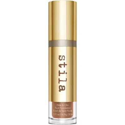Stila Ladies Hide & Chic Fluid Foundation 1 oz Tan/deep 4 Makeup 094800357099