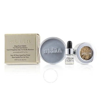 Stila Ladies Magnificent Metals Foil Finish Eye Shadow With Mini Stay All Day Liquid Eye Primer Gild In White