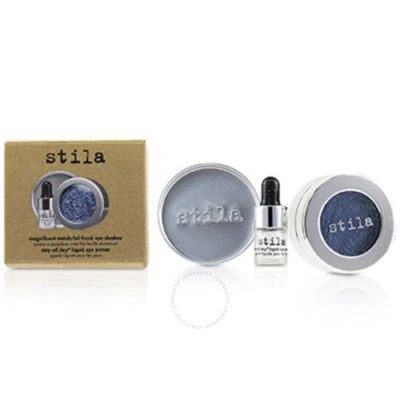 Stila Ladies Magnificent Metals Foil Finish Eye Shadow With Mini Stay All Day Liquid Eye Primer Meta In Metallic Cobalt