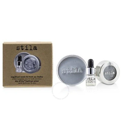 Stila Ladies Magnificent Metals Foil Finish Eye Shadow With Mini Stay All Day Liquid Eye Primer Tita In Titanium