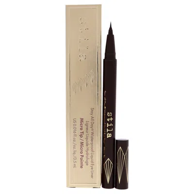 Stila Ladies Stay All Day Waterproof Liquid Eye Liner 0.016 oz Micro Tip-dark Brown Makeup 094800358