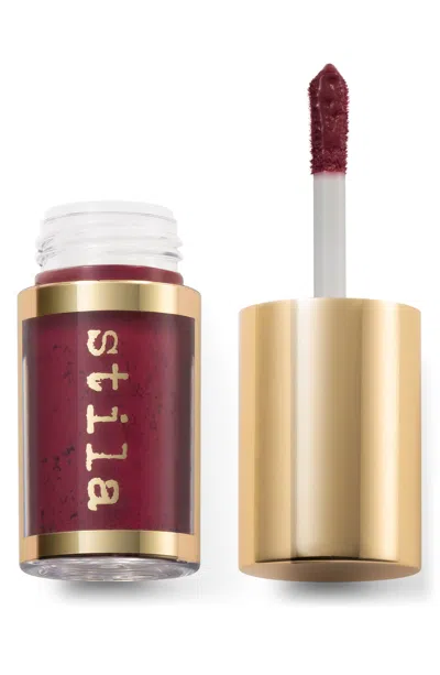 Stila Shine Fever Lip Vinyl Liquid Lipstick - Supercharge 0.18 oz In Red