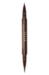 Stila Stay All Day® Dual-ended Waterproof Liquid Eyeliner In Dark Brown