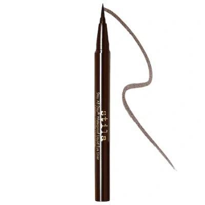 STILA STAY ALL DAY WATERPROOF LIQUID EYE LINER DARK BROWN 0.016 OZ/ 0.5 ML,P253818