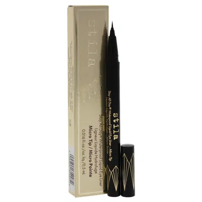Stila Stay All Day Waterproof Liquid Eye Liner Micro Tip - Intense Black By  For Women - 0.016 oz Eye