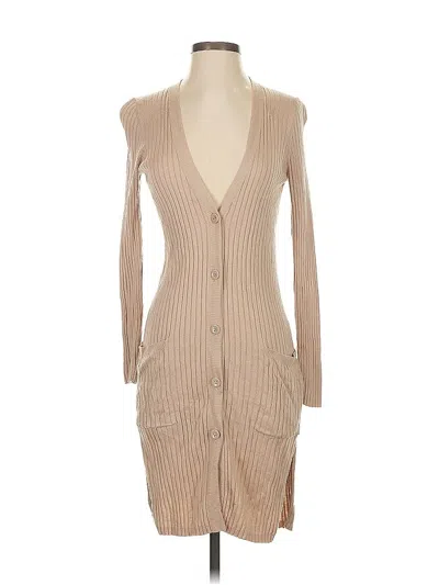 Pre-owned Stile Benetton Cardigan Sweater In Brown