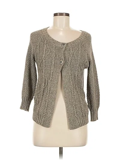 Pre-owned Stile Benetton Cardigan Sweater In Gray