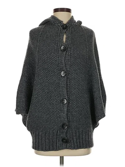 Pre-owned Stile Benetton Cardigan Sweater In Gray