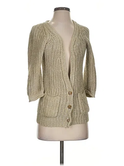 Pre-owned Stile Benetton Cardigan Sweater In Tan